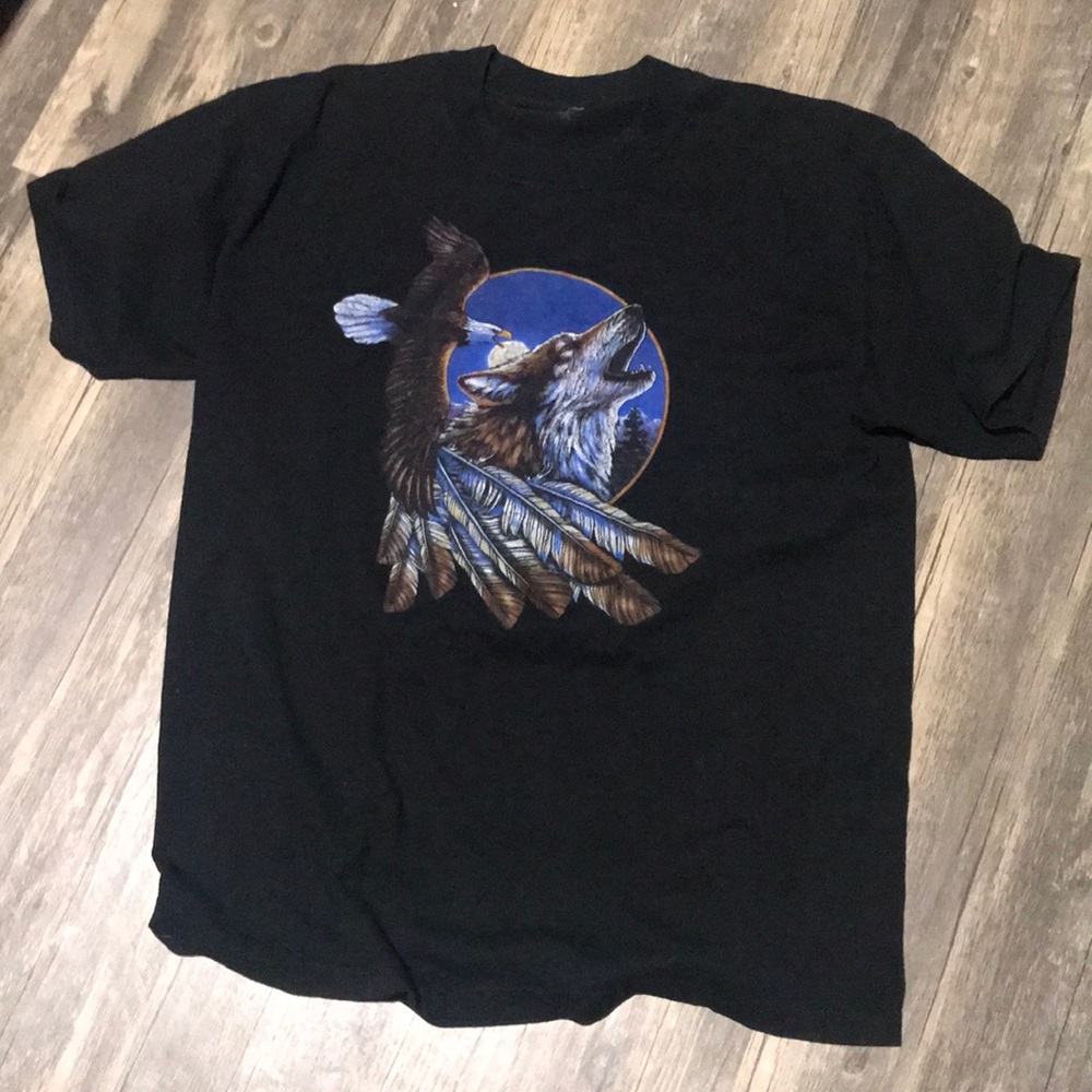 vintage wolf shirt